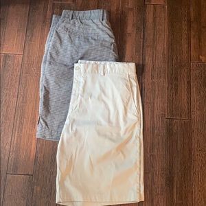 Two pair bundle: Men’s light weight Golf Shorts